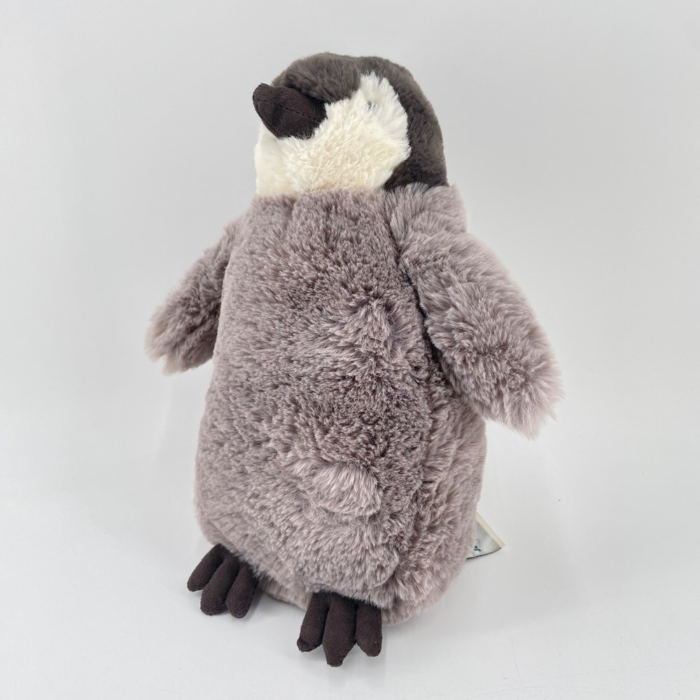 Jellycat London Small 10 in Percy Penguin Plush Grey White Stuffed Arctic animal